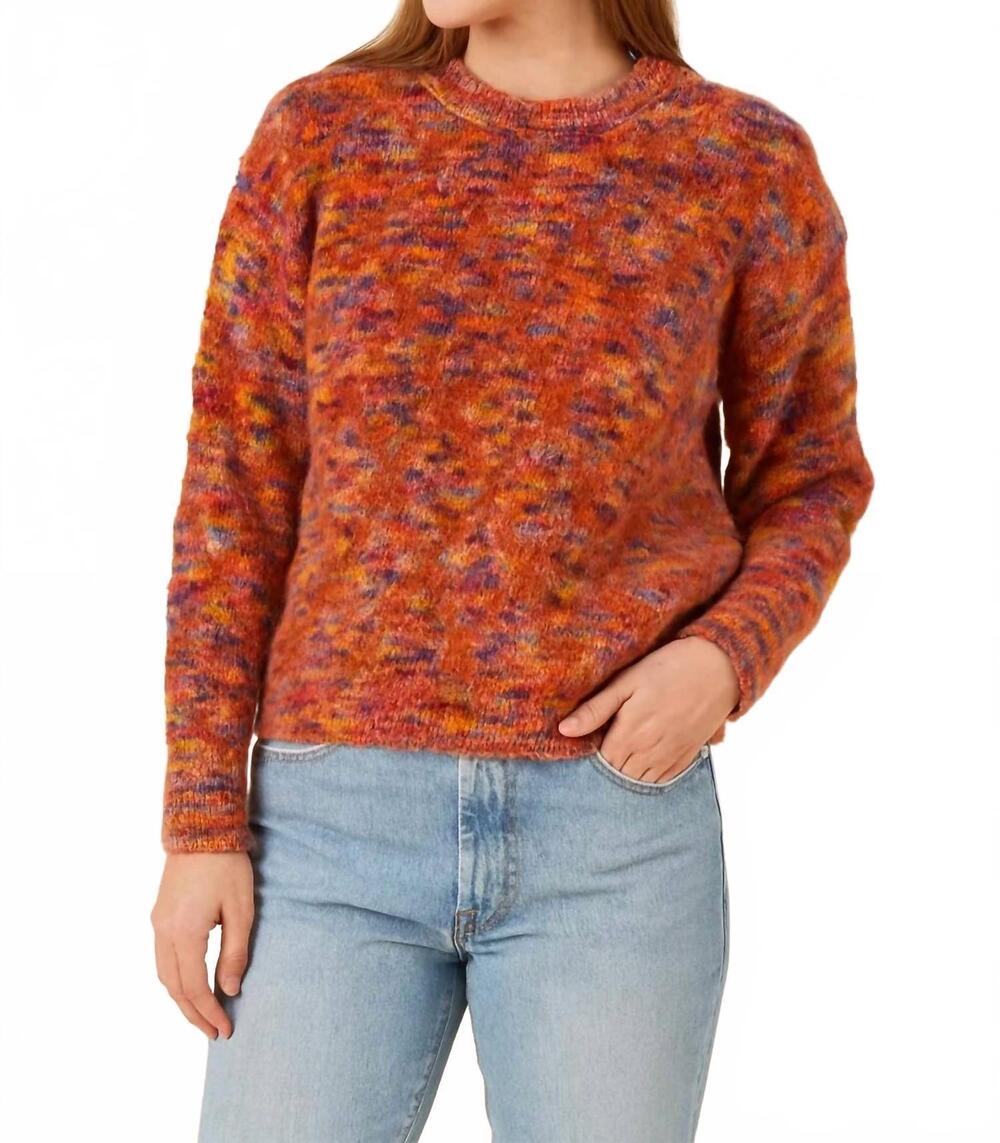 NEW KAMANA jinette knit sweater in multi-color